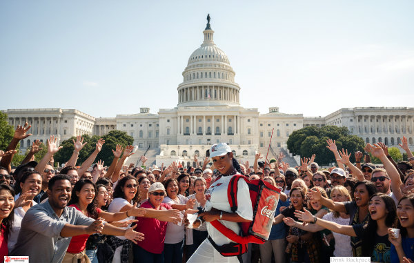 Portable Craft Beer To Go backpack dispenser – mobile hawker solution for breweries, tasting events, festivals, and live customer activations.