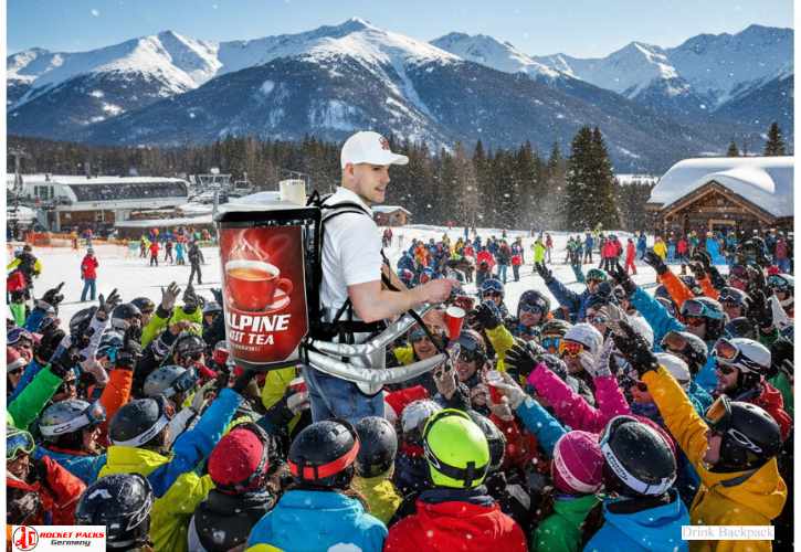 Mobile Margarita To Go backpack dispenser – professional vending unit for summer festivals, bars, and outdoor party activations.