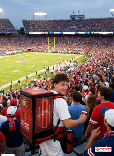 Portable Mulled Wine To Go dispenser – professional vending solution for winter street markets, Christmas festivals, and brand promotions.